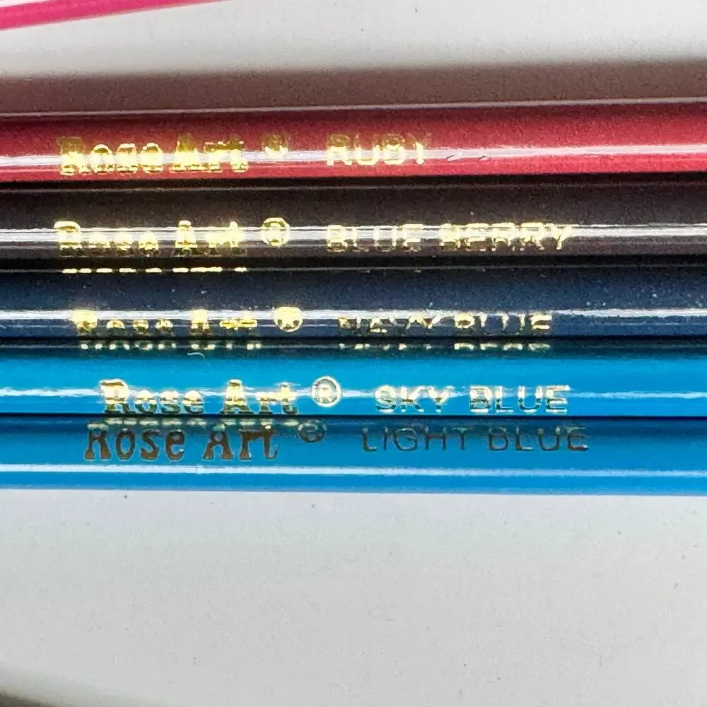 RoseArt colored pencils set of 15 Vintage 2004 New Old Stock Y2K